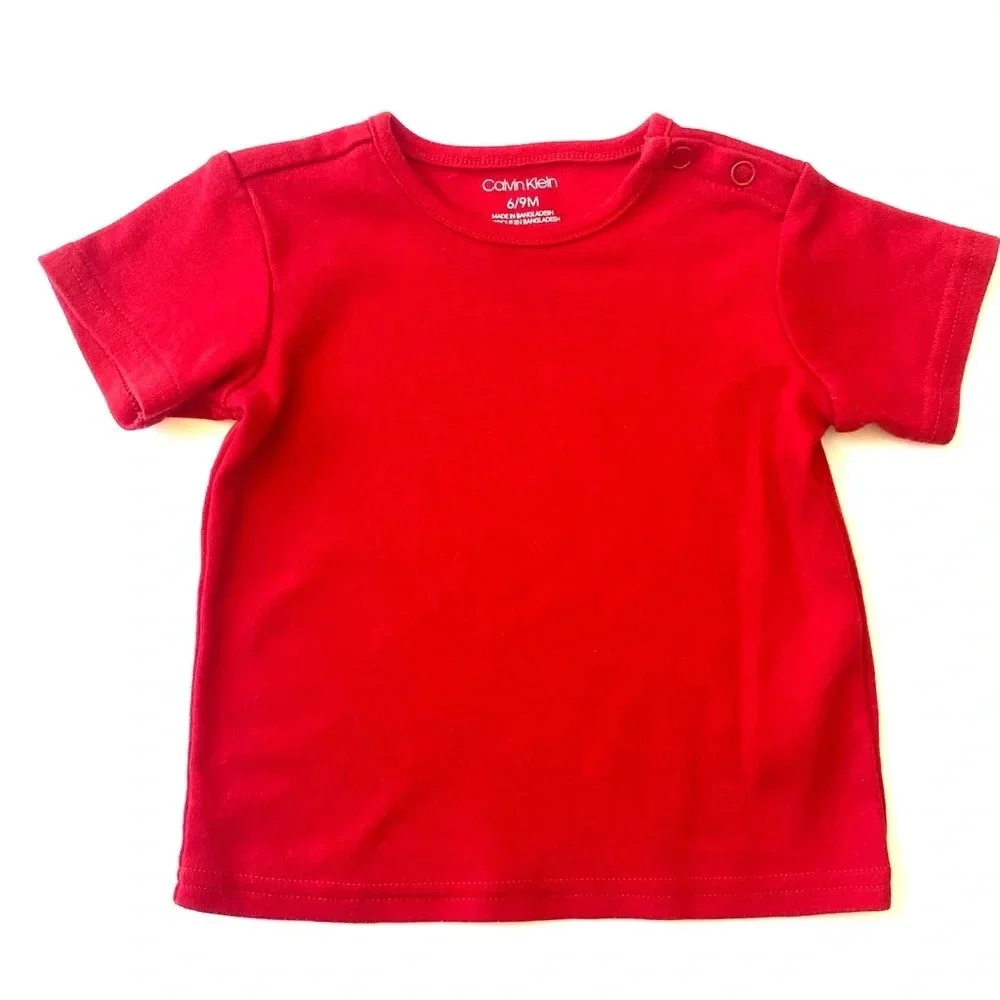 Calvin Klein Infant Baby Boy Shorts Overall Set